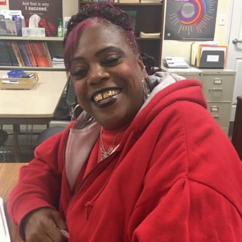 ABE student Donna Jones smiling for the camera