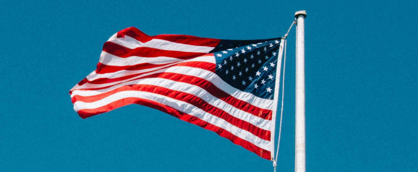 A photo of the American flag