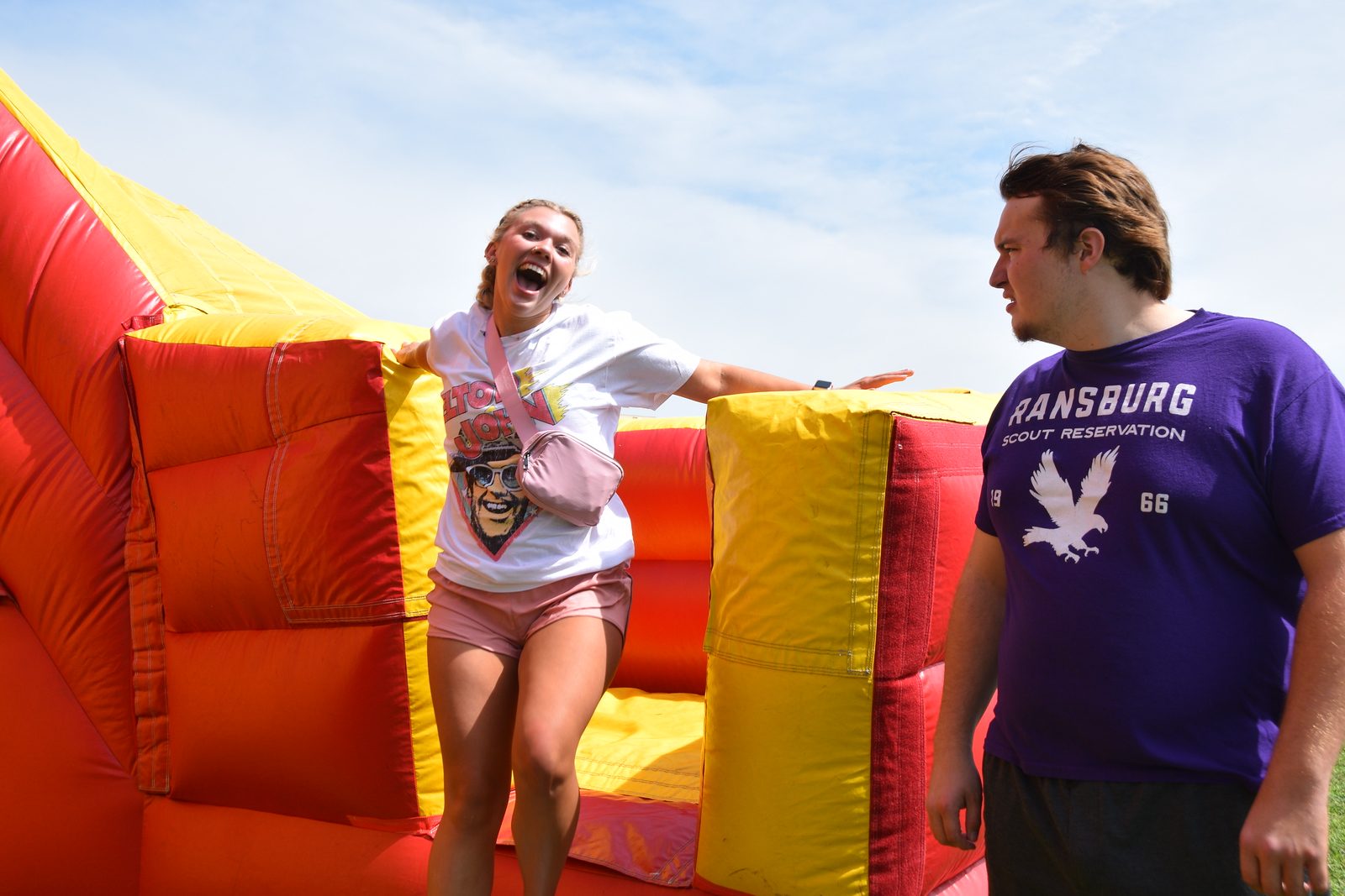 Vincennes University students enjoy the start of semester on campus activities