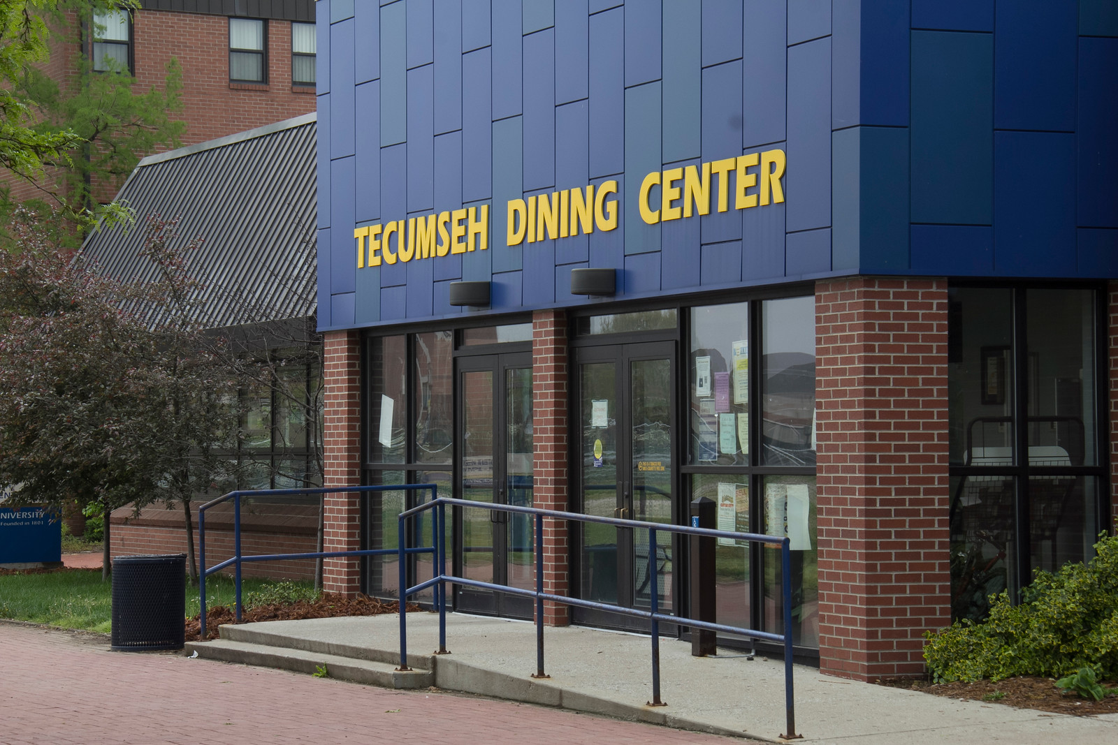 The front of Tecumseh Dining Center